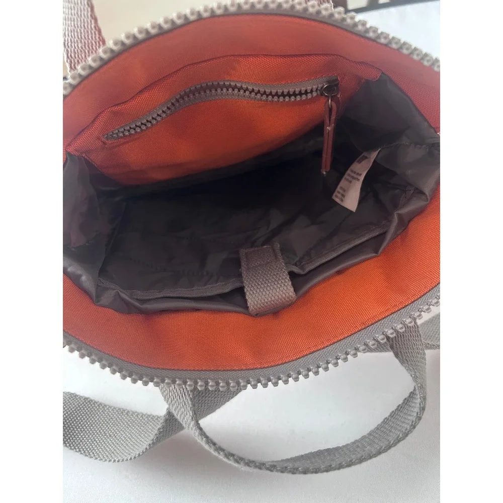 ORI London Bantry B Backpack Unisex Small Orange Weather Resistant Nylon Bag